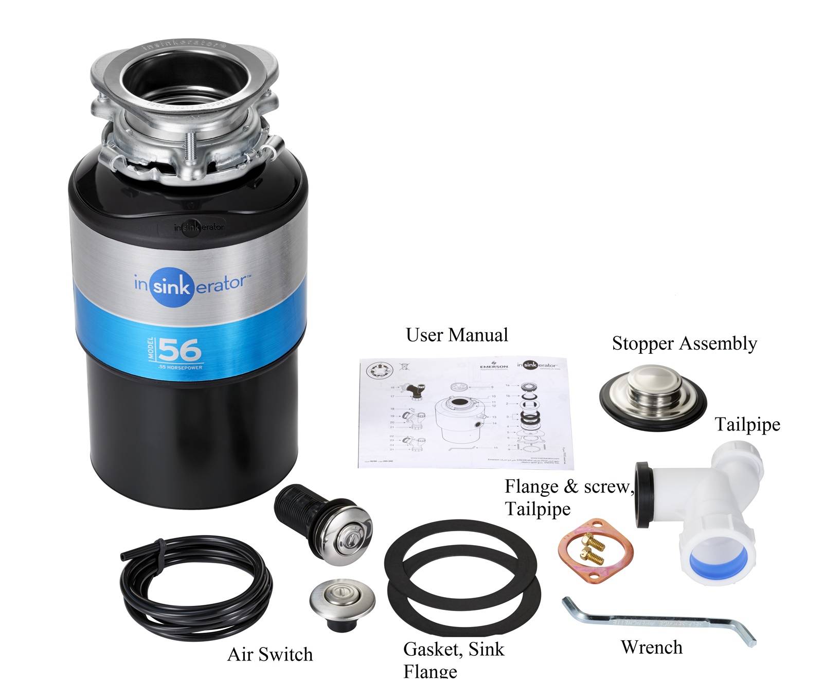 InSinkErator ISE 56 Food Waste Disposer 0.55hp