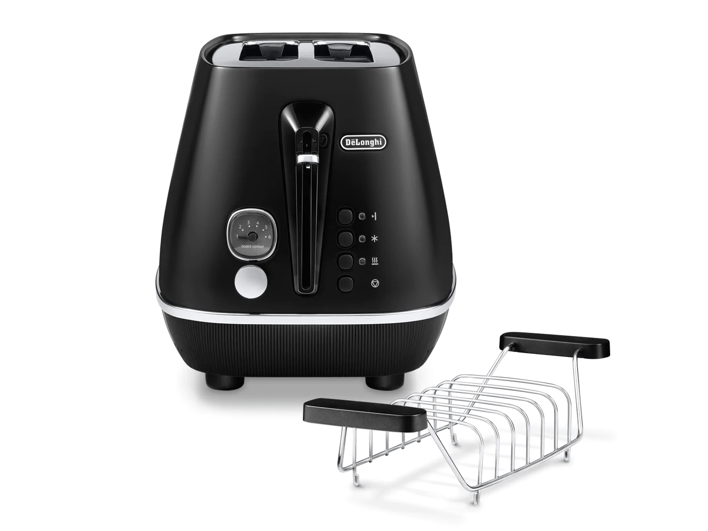 Delonghi CTIN2103.BK Distinta Moments 2 Slice Toaster (Black)