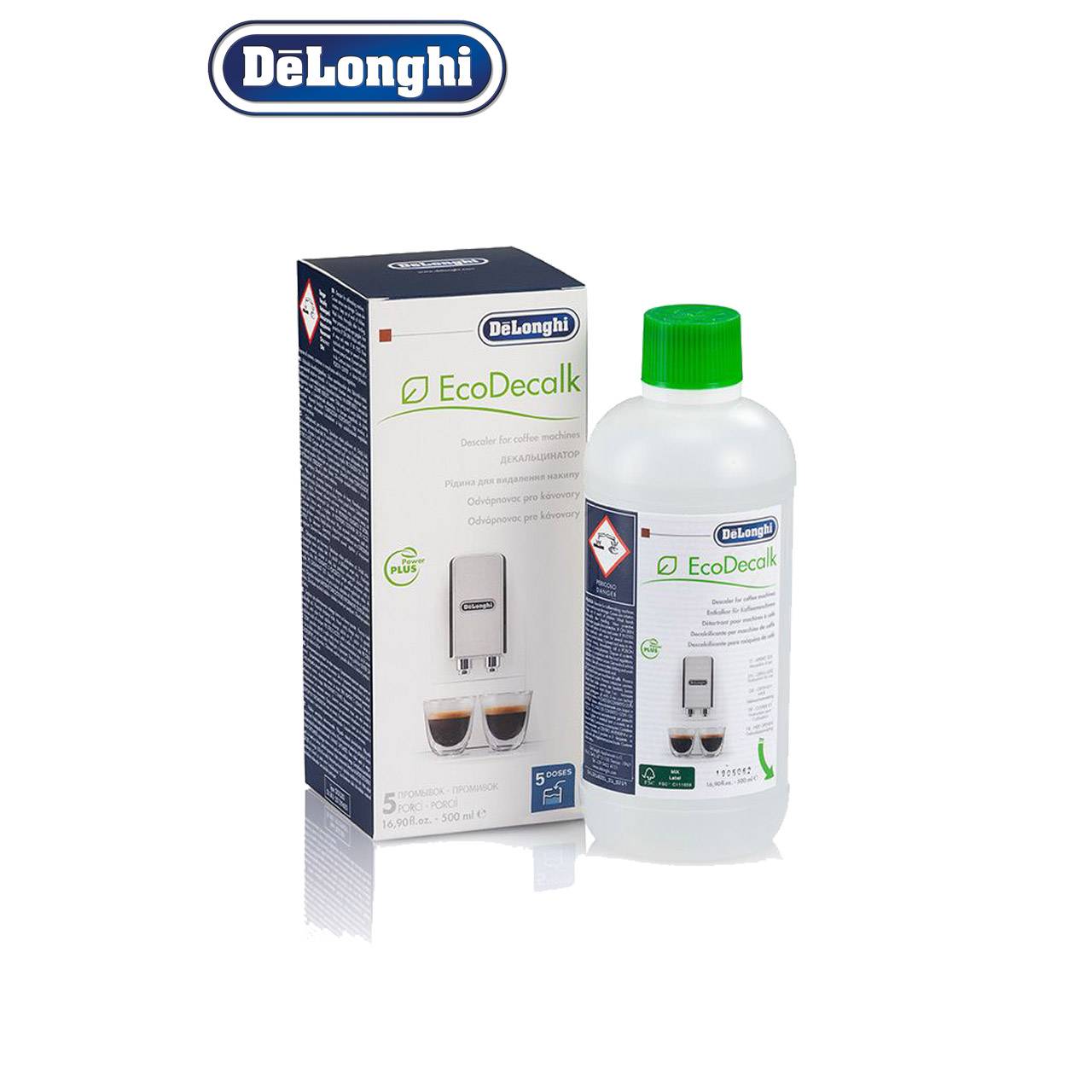 Delonghi Descaler EcoDecalk Coffee Machine 200ml / 500ml DLSC202 DLSC500