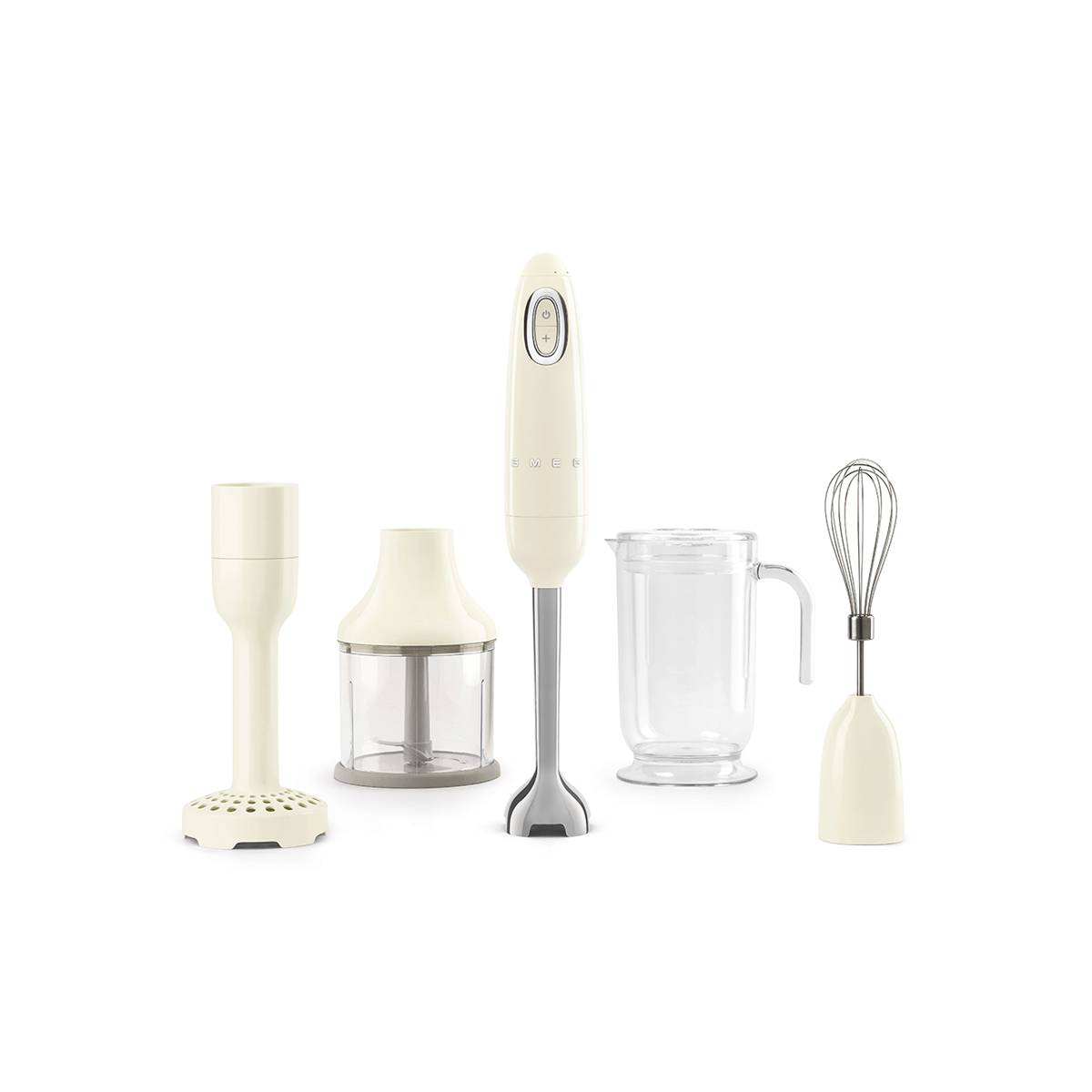 Smeg HBF02 Hand Blender with Accessories Chopper / Masher / Whisk
