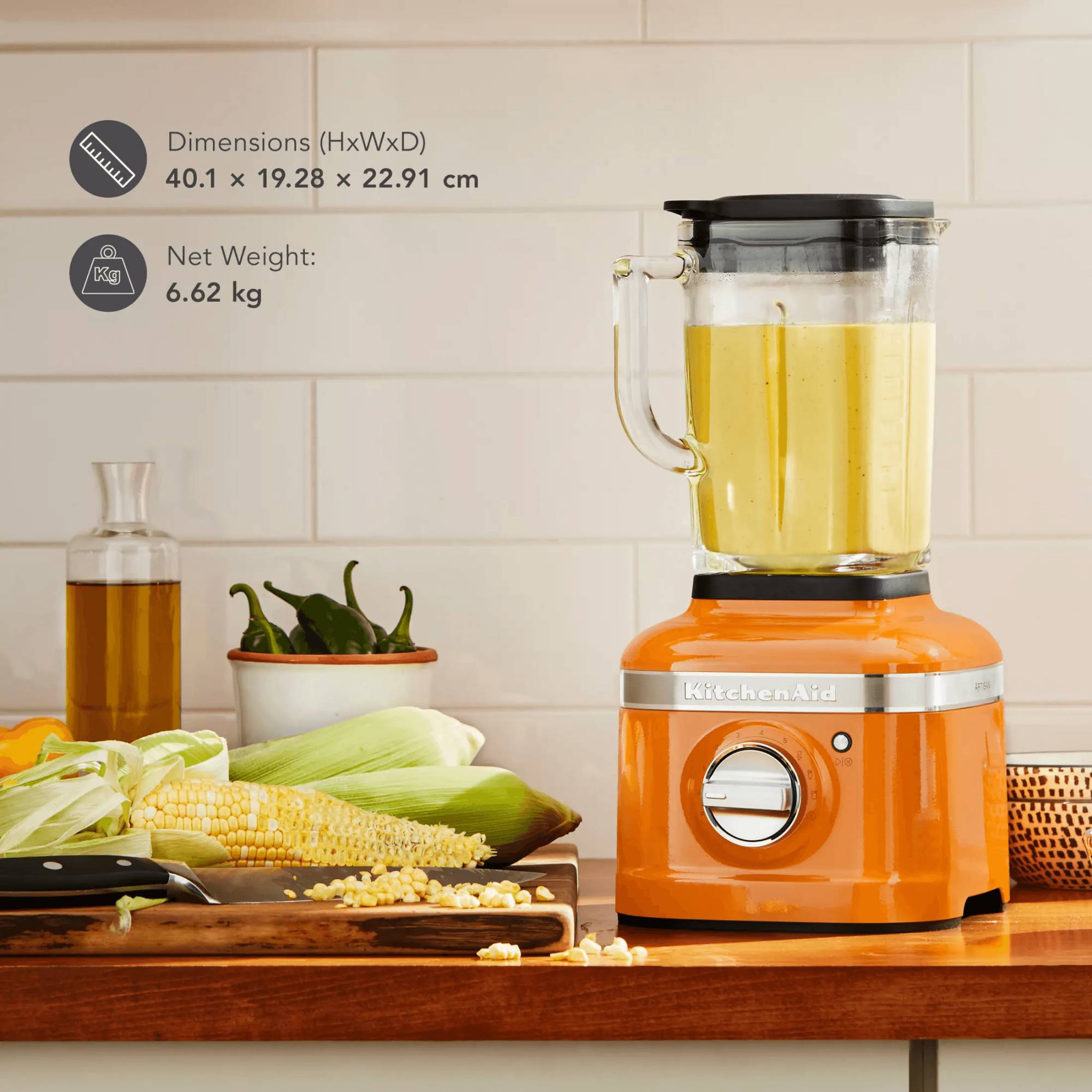 Kitchenaid KSB4026 K400 Stand Blender Variable Speed Glass Jar