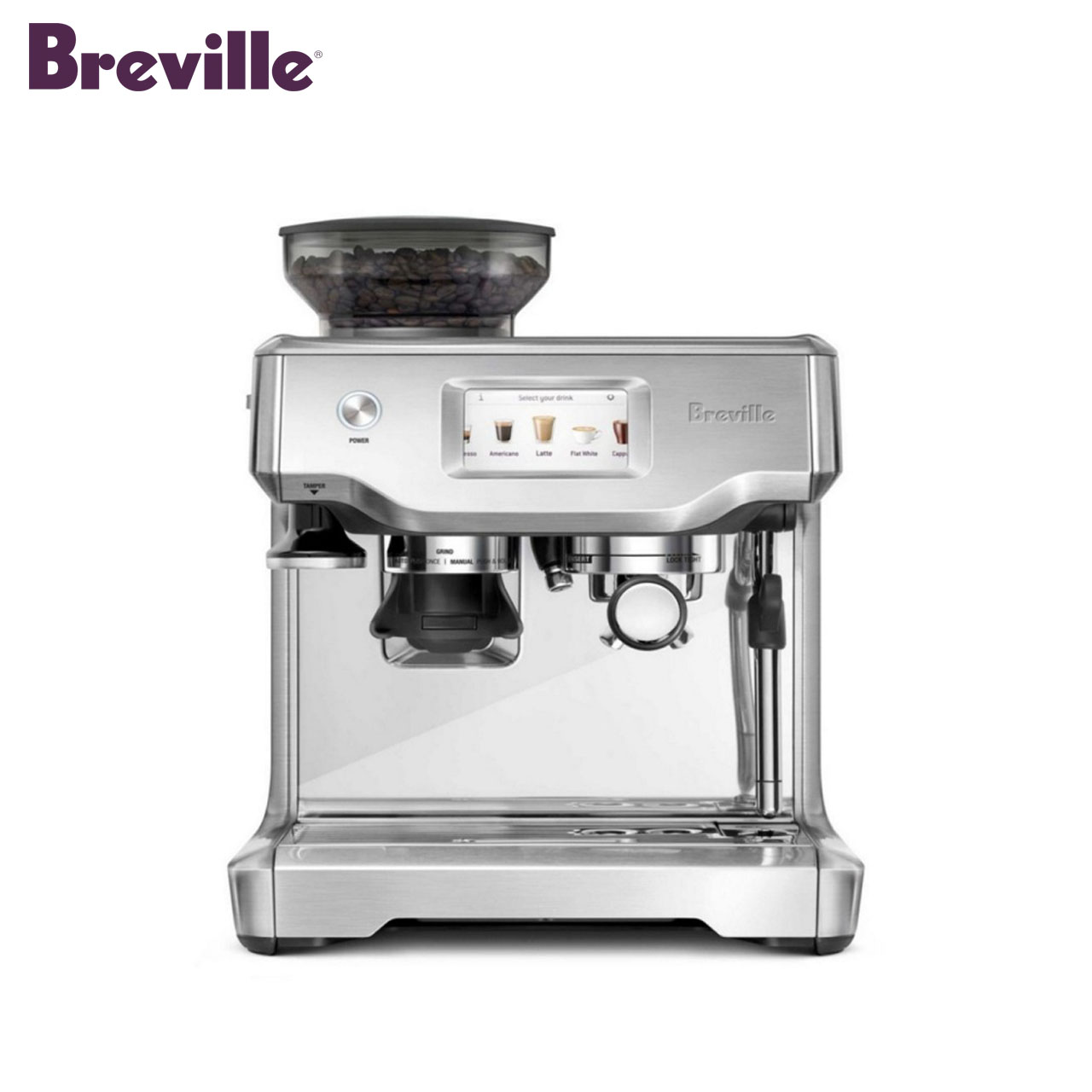 Breville BES880 Barista Touch Espresso Coffee Machine (Brushed