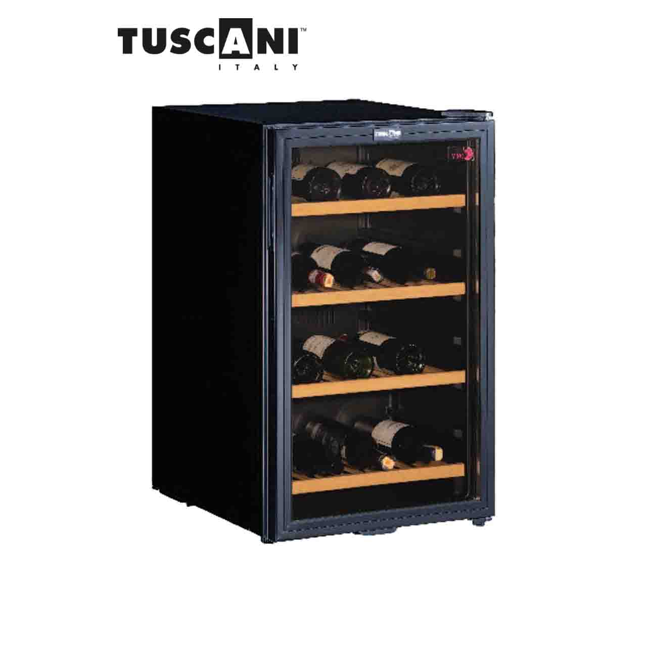 Tuscani Bellona 38 Freestanding Wine Cellar 32 Bottles (Black)